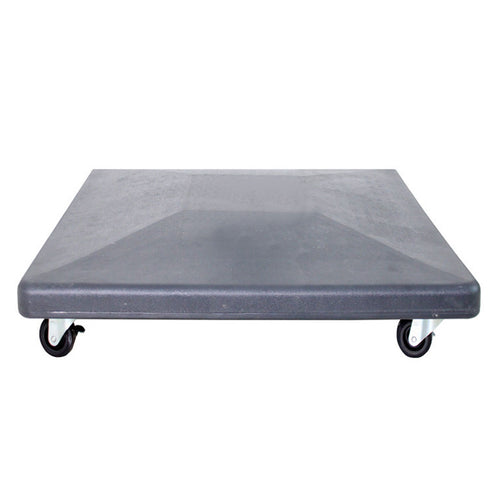 Hawaii parasolvoet - cement - black - 90 kg - met wieltjes - vtwonen shop