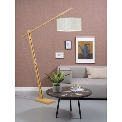 GOOD&MOJO vloerlamp Montblanc - bruin - Ø47cm - vtwonen shop