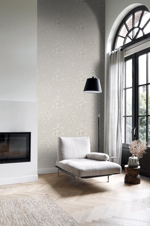 Origin Wallcoverings behang bloesemtak taupe - 53 cm x 10,05 m - 346543 - vtwonen shop