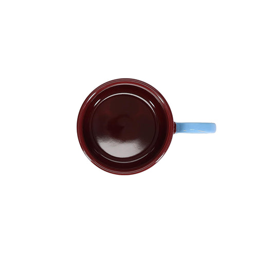 Ona - Beker 28cl burgundy pink/light blue Lou