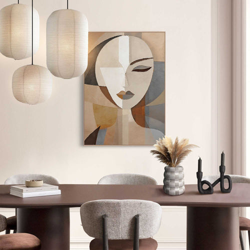 Reinders Silent Grace schilderij -  bruin - woonkamer - 70x50cm