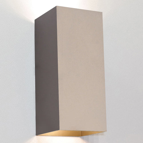 Artdelight wandlamp Dante - 2 lichts - 6.7  x 15.4   cm - champagne