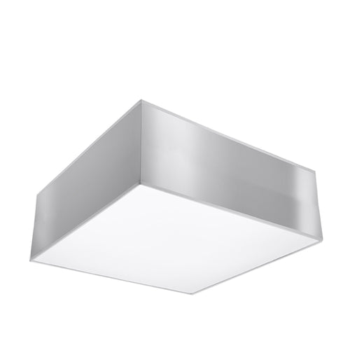 Sollux Lighting Plafondlamp HORUS grijs - 25x25x11cm