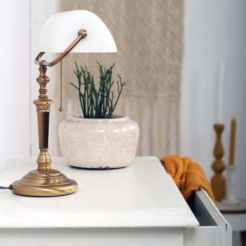 Steinhauer tafellamp ancilla - 1 lichts - 15x 39 cm - brons - vtwonen shop