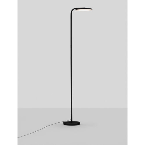 Nova Luce SINKRO Geïntegreerde LED-vloerlamp in zandzwart, met aanraakbediening en dimfunctie, 30W, 2224lm, 3000K