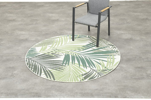 Naturalis karpet - Ø160 cm - palm leaf green - vtwonen shop