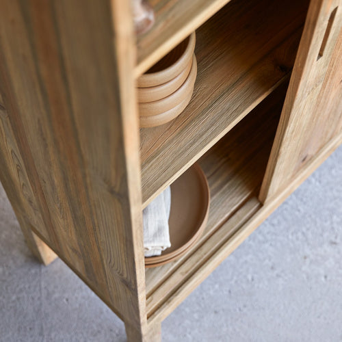 Tikamoon Dressoir van gerecycled massief teakhout 130 cm - Naturel - vtwonen shop