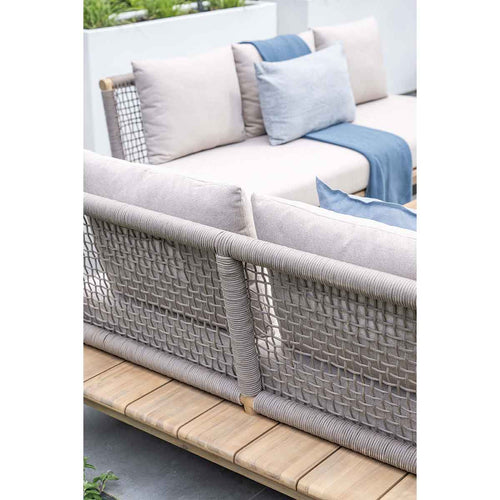 Garden Impressions loungebank San Namut grey sand - 3-zits - vtwonen shop