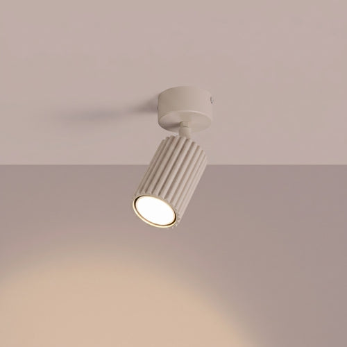Sollux Lighting Plafondlamp KARBON 1 taupe - 7x7x18cm