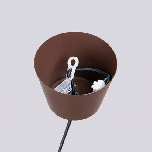 Sollux Lighting Hanglamp BILO bruin - 35x35x120cm