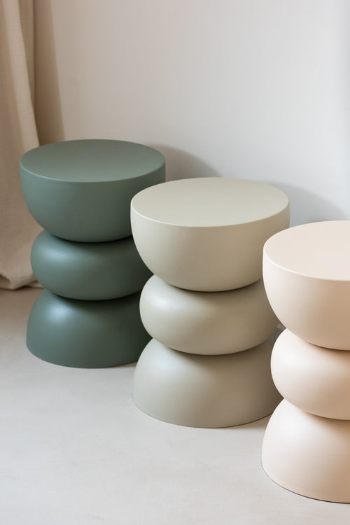 J-Line bijzettafel Lise - ijzer - groen - vtwonen shop