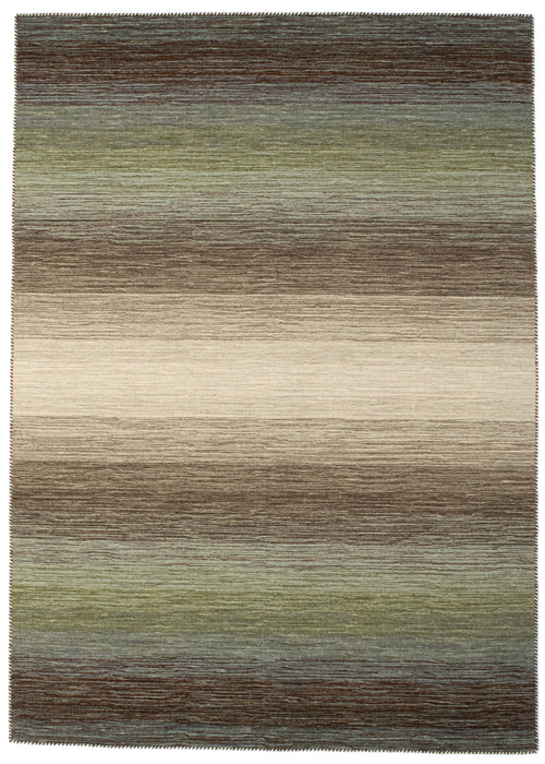 Vloerkleed MOMO Rugs Panorama Kelim Green Multi 80x200 cm - vtwonen shop