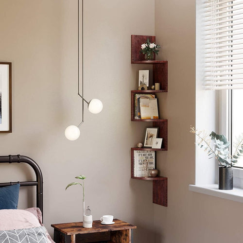 Furnilux Wandrek Bolt - Bruin - 19,5x19,5x123 cm - vtwonen shop