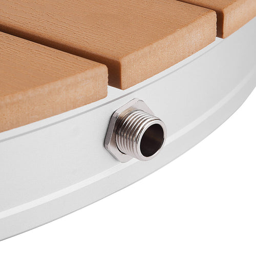 Home Deluxe WPC douchevloer CALIA Teak - ⌀ 70,5 cm - vtwonen shop