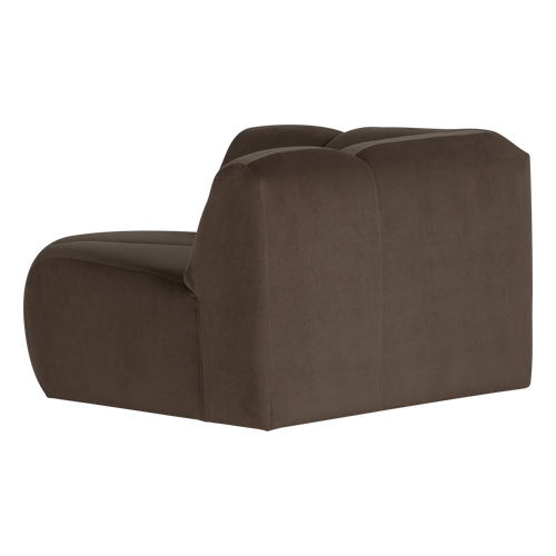 WOOOD hoekelement recht Mojo - Velvet - Bruin - 74x105x105