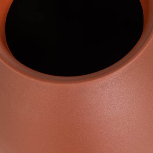 WOOOD vaas xxl Caro - Metaal - Bruin - 70x50x50