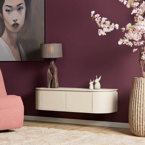 Starfurn Tv-meubel Excellent - Zandkleur Hout - 120x35x30cm