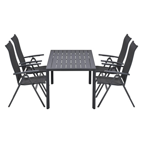 Garden Impressions Tuinset Siena 5-delig verstelbaar - Kasper tuintafel