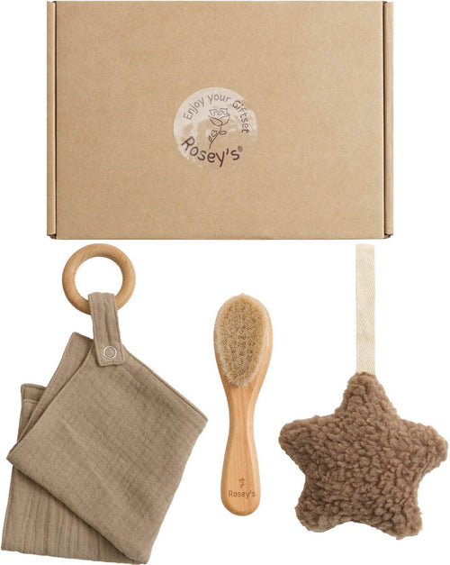 Rosey´s® Luxe baby giftset Taupe - vtwonen shop