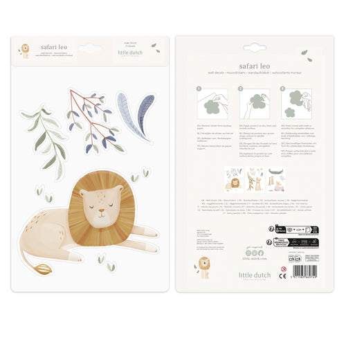 Little Dutch Muurstickers Safari Leo