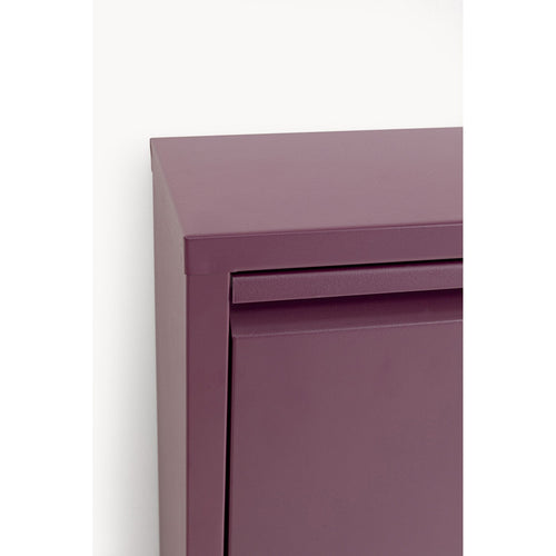 Kare Design Schoenenkast Caruso paars 3 laden