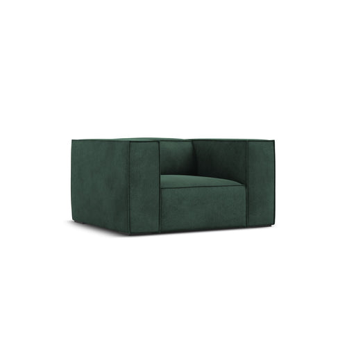Cosmopolitan Design - Fauteuil Turin structurele stof groente - 95x113x68cm