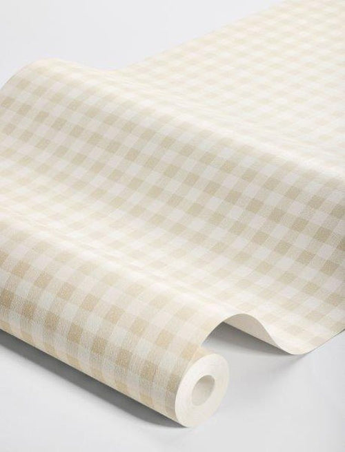 Borastapeter behang ruiten beige - 53 cm x 10.05 m - 660487 - vtwonen shop