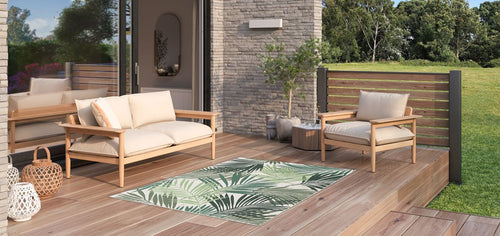 Naturalis karpet - 120x170 cm - palm leaf green - vtwonen shop