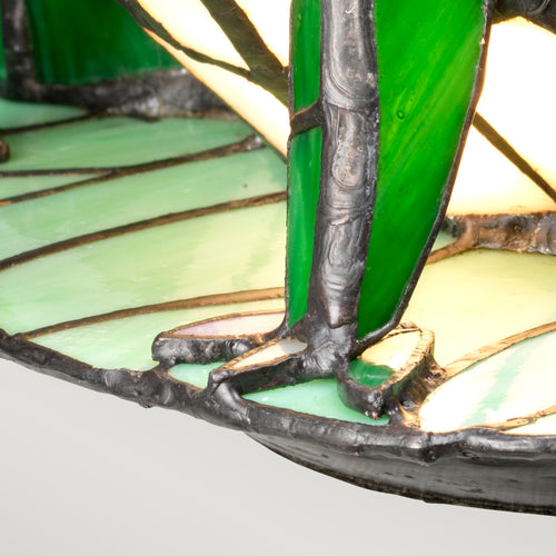 Elstead Tiffany Animal Lamps Frog Tiffany Lamp, Vintage Bronze, G9