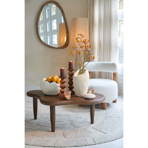 Light & Living vaas Denisa - wit - 34x28x21cm