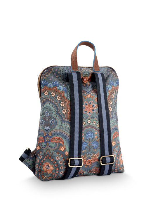 Pip Studio - Finlee Rugzak Dames - Jabali - Blauw - 28x11x36cm - vtwonen shop