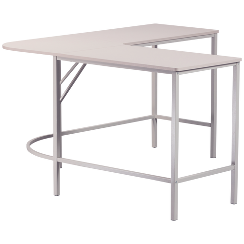 WOOOD hoekbureau Mike - Hout/Metaal - Dust - 75x185x185 - vtwonen shop