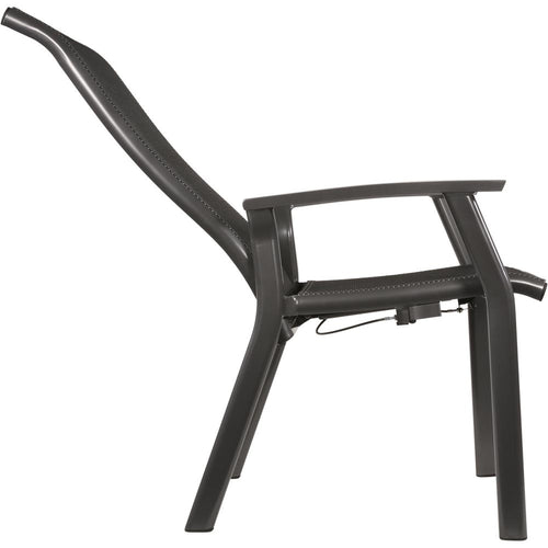 Lesli Living bistrostoel Mojito - antraciet - 63x65x112cm