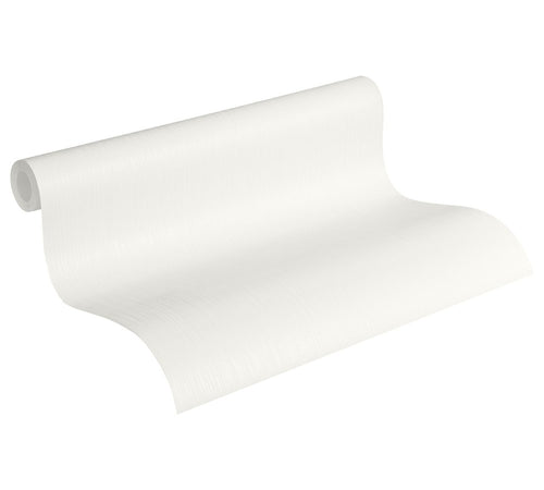 A.S. Création behang effen wit - 53 cm x 10.05 m - AS-785527