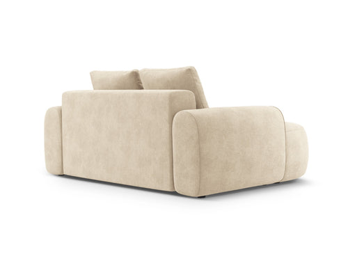 Cosmopolitan Design Bank Linz 2-zits, flueel lichtbeige - 100x175x84cm