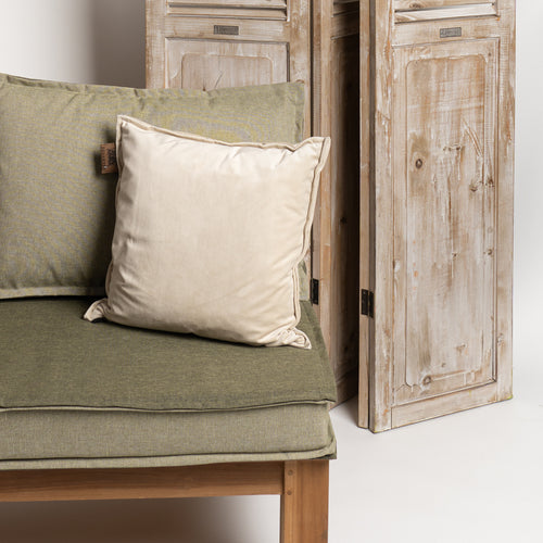 Besarto, draadloos Warmtekussen, Cuore, Creme met vlindernaad - vtwonen shop