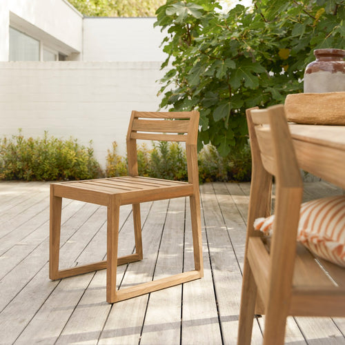 Tikamoon Tuinstoel van gerecycled massief teak - Naturel