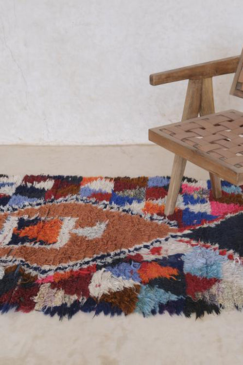 AFK Living vloerkleed Berber - handgemaakt - Wol - 218 x 100 cm - vtwonen shop