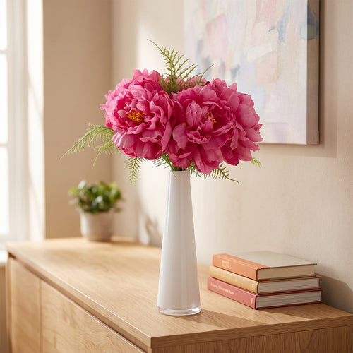 Maxifleur Kunst pioenrozen boeket Nomi Marbella Cerise 40cm