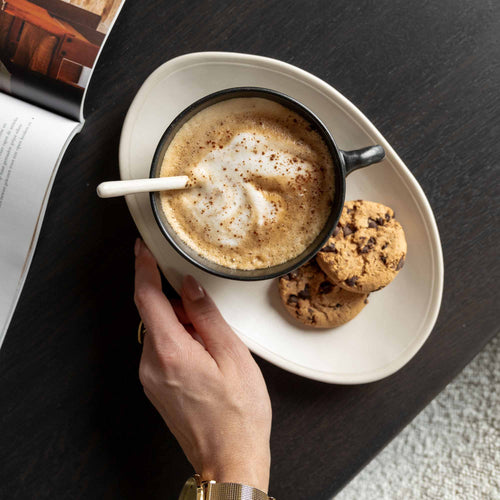 The Table Atelier Cappuccino Mok 220 ml Black Pepper - vtwonen shop