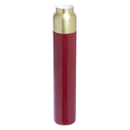 Sia Deco Decoratieve Vaas - Rood En Goud Ijzer - H30 - vtwonen shop