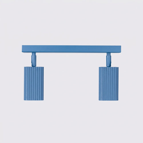 Sollux Lighting Plafondlamp RAYO 2 azuurblauw - 30x6x16,5cm