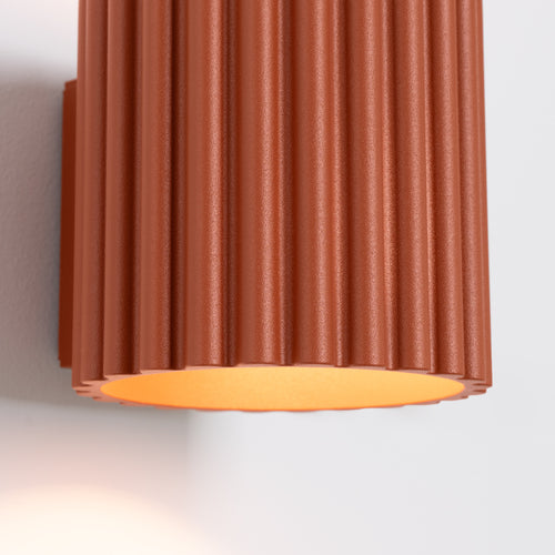 Sollux Lighting Wandlamp AURA rood ochra G9 - 10x12x10cm