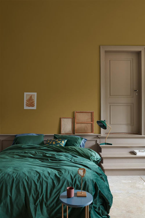 At Home by Beddinghouse Tender dekbedovertrek - Eenpersoons - 140x200/220 cm - Groen - vtwonen shop