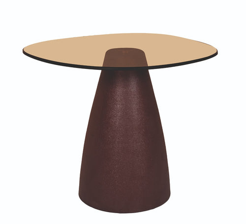 Brix bijzettafel Mylon Burgundy - 50cm - bruin