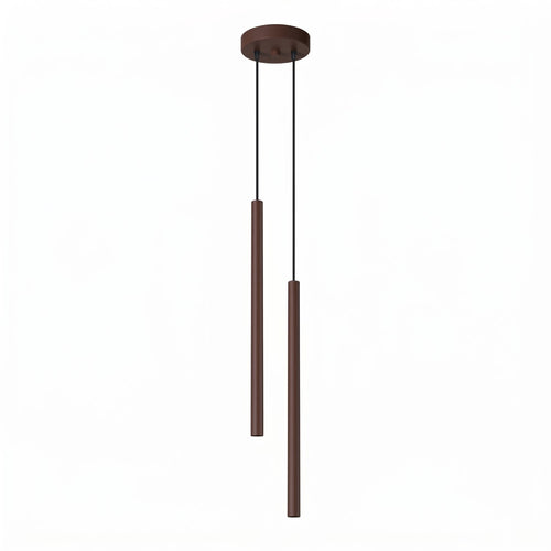 Sollux Lighting Hanglamp PASTELO 2 bruin - 15x15x118cm