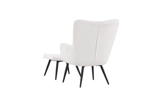 Rebellenclub Fauteuil Malo - Wit bouclé - vtwonen shop