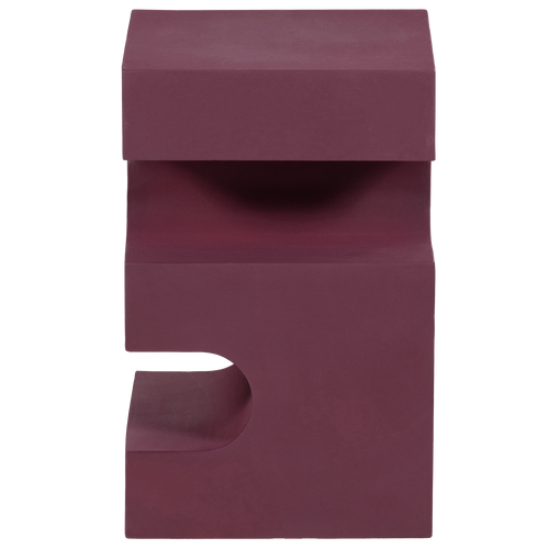 WOOOD bijzettafel Jessa - Metaal - Paars/Bruin - 48x30x30