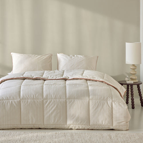 Walra - Dekbed zonder overtrek Whimsy Lines - 240x220 cm - Off White