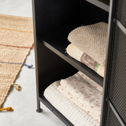 Tikamoon Kinderkast met metaalgaas - Zwart - vtwonen shop